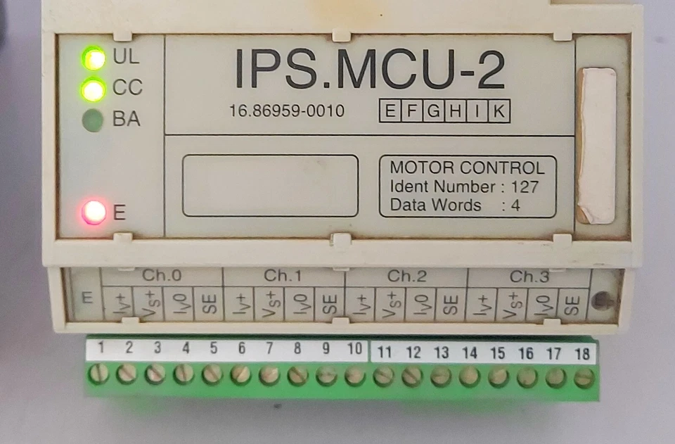 MAN Roland IPS.MCU-2 Motorsteuerung Modul 16.86959.0010 18449 - Bild 3 von 4
