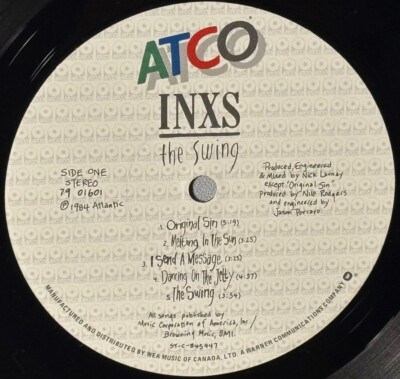 LP INXS The Swing (ORIG VINYL, 1984, 79 01601, 1984) NM/NM | eBay