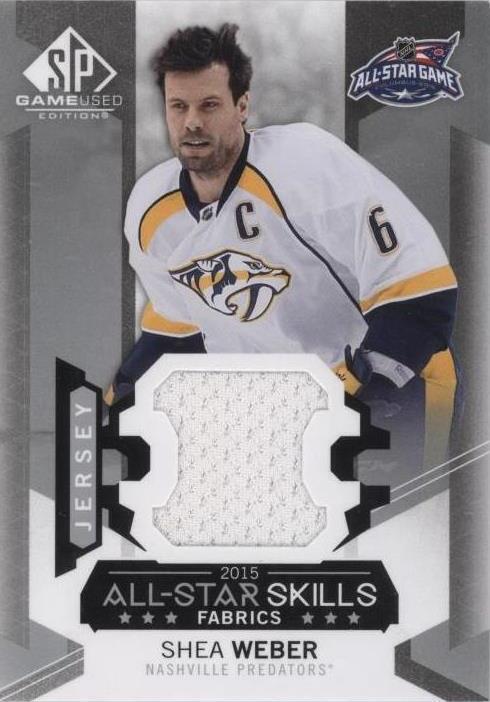 2015-16 SP Game-Used - Shea Weber #AS-25 - 1 of 1