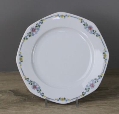 Seltmann Weiden Mirabell bunte Blumenranke Kuchenteller Frühstücksteller Ø18,5cm