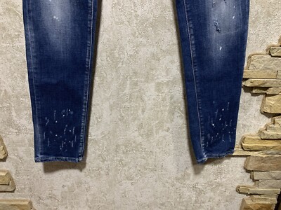 Dsquared2 Skinny Dan Patches Jeans Size 44 | eBay