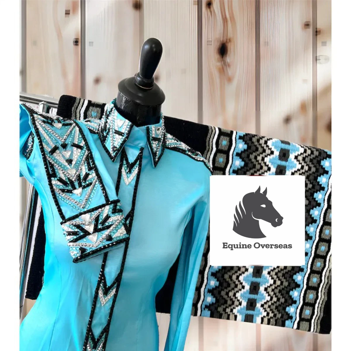Chemise Western Showmanship SARA FASHION IN – Neuve, Fabrication Inde