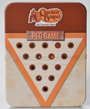 Cracker Barrel Old Country Store Peg Game Tin Case NEW 2016 Collectible Advertis