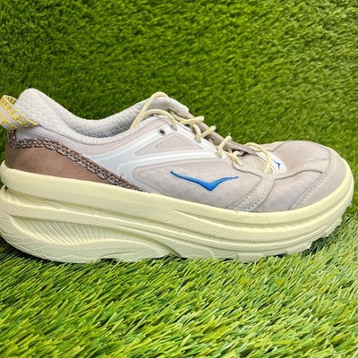 Hoka One One Bondi B3LS Mens Size 8.5 Womens 9.5 Gray Running Shoes Sneakers