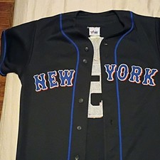 Majestic New York Mets Wright #5 Black MLB Baseball Jersey