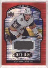 2020-21 Upper Deck Allure Rookie Red Rainbow Jerseys Peyton Krebs #96 10w9