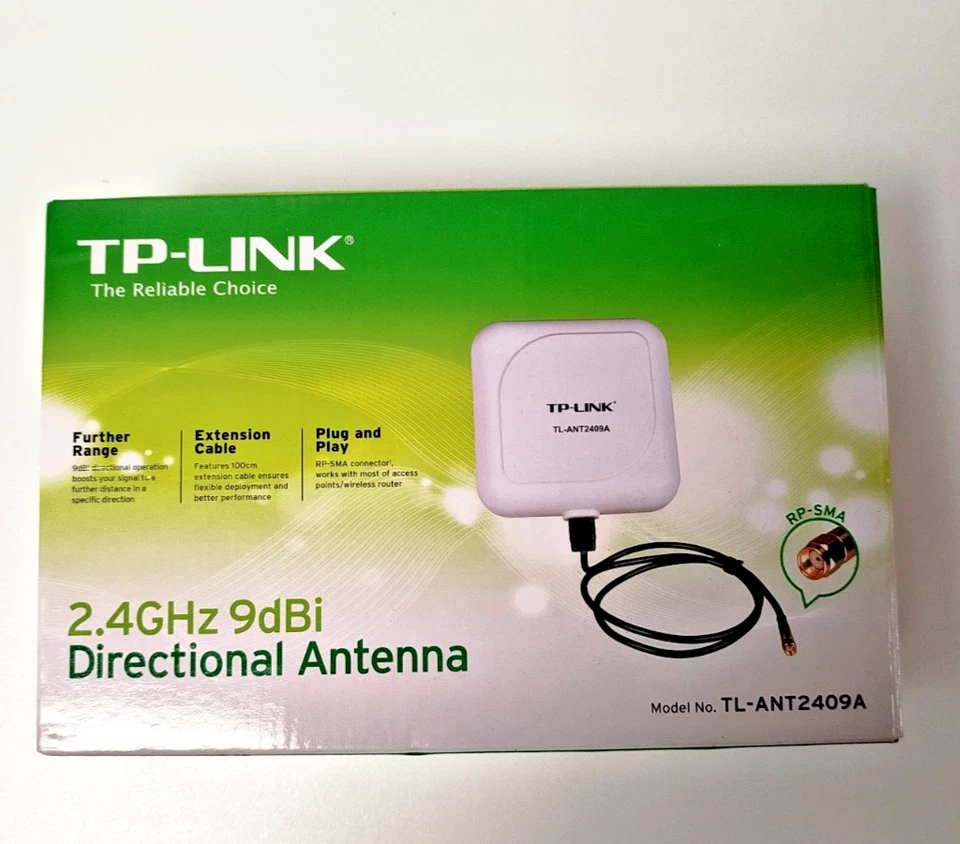External antenna  -  TP-LINK TL-ANT2409A 9dBi 2.4GHz - Image 2 of 4