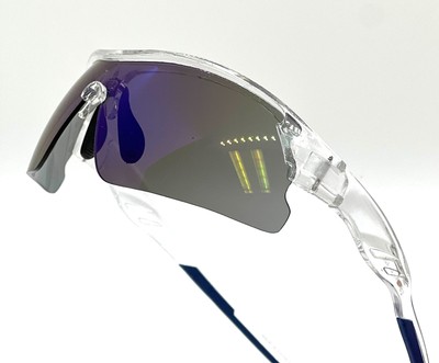 Men Sunglasses Sport Fishing Golf Cycling Baseball Multi Red Lens Shades Glasses