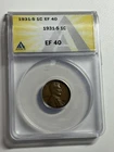 1931-S 1C Lincoln Wheat Cent ANACS XF40 Key Date