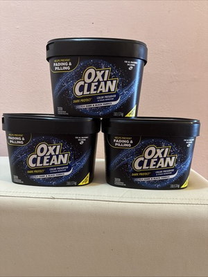 #ad #ad Oxi Clean Dark Protect Color Preserver Stain Remover Pack Of 3 3 Lb Ea $149.00
