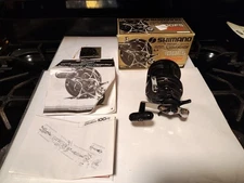 VINTAGE (SHIMANO) TSM ( TRITON SPEED MASTER ) MODEL 100-FS/ BOX, ALL PAPERWORK/