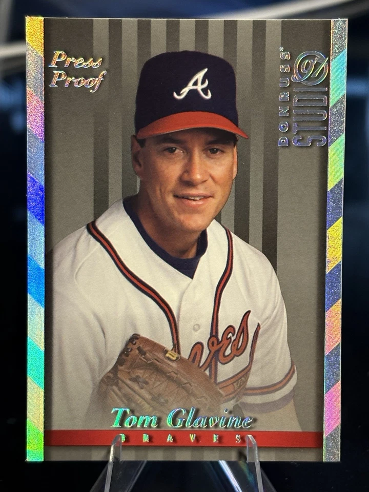 Lote de prueba de prensa Donruss Studio 1997 con Randy Johnson y otros Foto 3 de 4