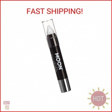 Moon Glow - Neon UV Paint Stick Body Crayon for The Face  Body   White