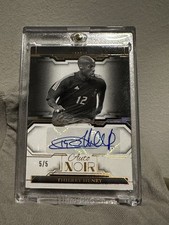 2024-25 Panini Noir Soccer Thierry Henry Auto /5 - No. AN-TH - France
