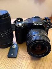 PENTAX istDs Digital DSLR Camera with 2 Lenses and Remote Control