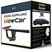 Starre Anhängerkupplung für SEAT Ibiza Fliessheck 05.2017-jetzt V Typ KJ1 TowCar