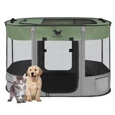 Dog Playpen, Foldable Kitten Playpen for Medium Dogs, Portable Pet Puppy Play...