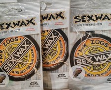Sex Wax Car Air Freshener 3 Pack Coconut Mr Zog's Original New