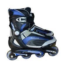 Blade Runner Bladerunner Performa 78MM Max Wheels Men Sz 9 ABEC5 Blue Gray Blac
