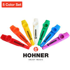 5-Pack Hohner Kazoo Color Set - 5 Individual Kazoos - Random Assorted Colors