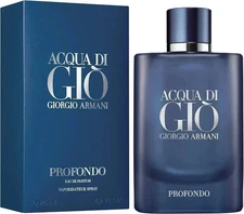 Giorgio Armani Acqua di Giò Profondo 4.2 oz Eau de Parfum Fast free shipping