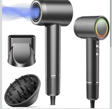 Hair Dryer 160000 RPM Professional High Speed Ionic Blow Dryer Low Noise