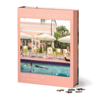 Gray Malin Palm Beach 1000 Piece Book Box Puzzle, Gray Malin