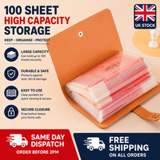 100 Envelope Challenge Cash Budget Binder Money Saving Planner Wallet UK seller