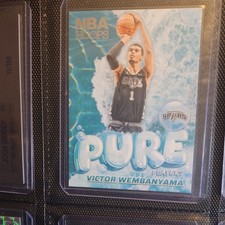 2024-25 Panini NBA Hoops Pure Players Victor Wembanyama Spurs Insert #9