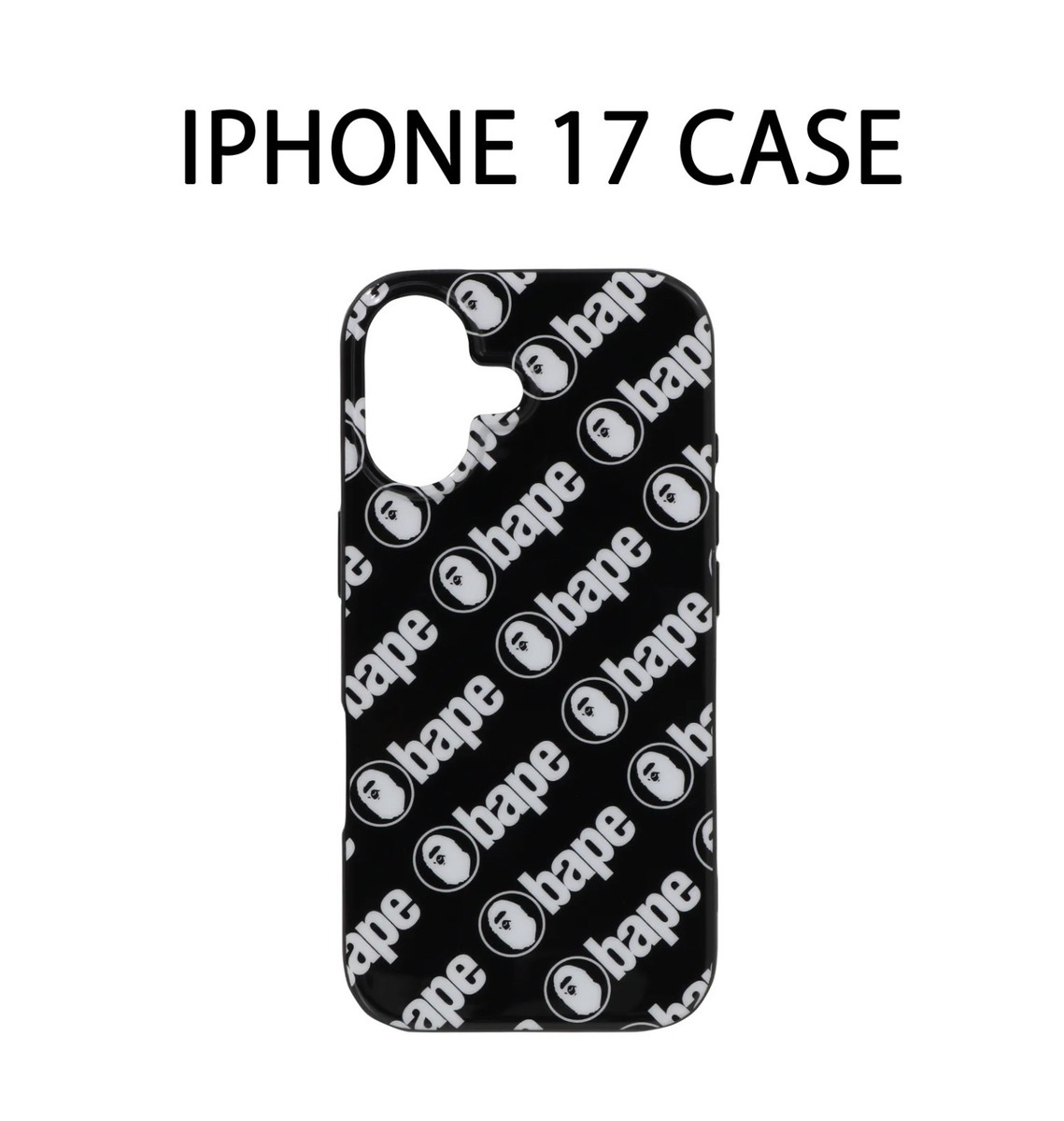 A BATHING APE Goods BAPE PATTERN IPHONE 17 CASE 1L70182019 | eBay