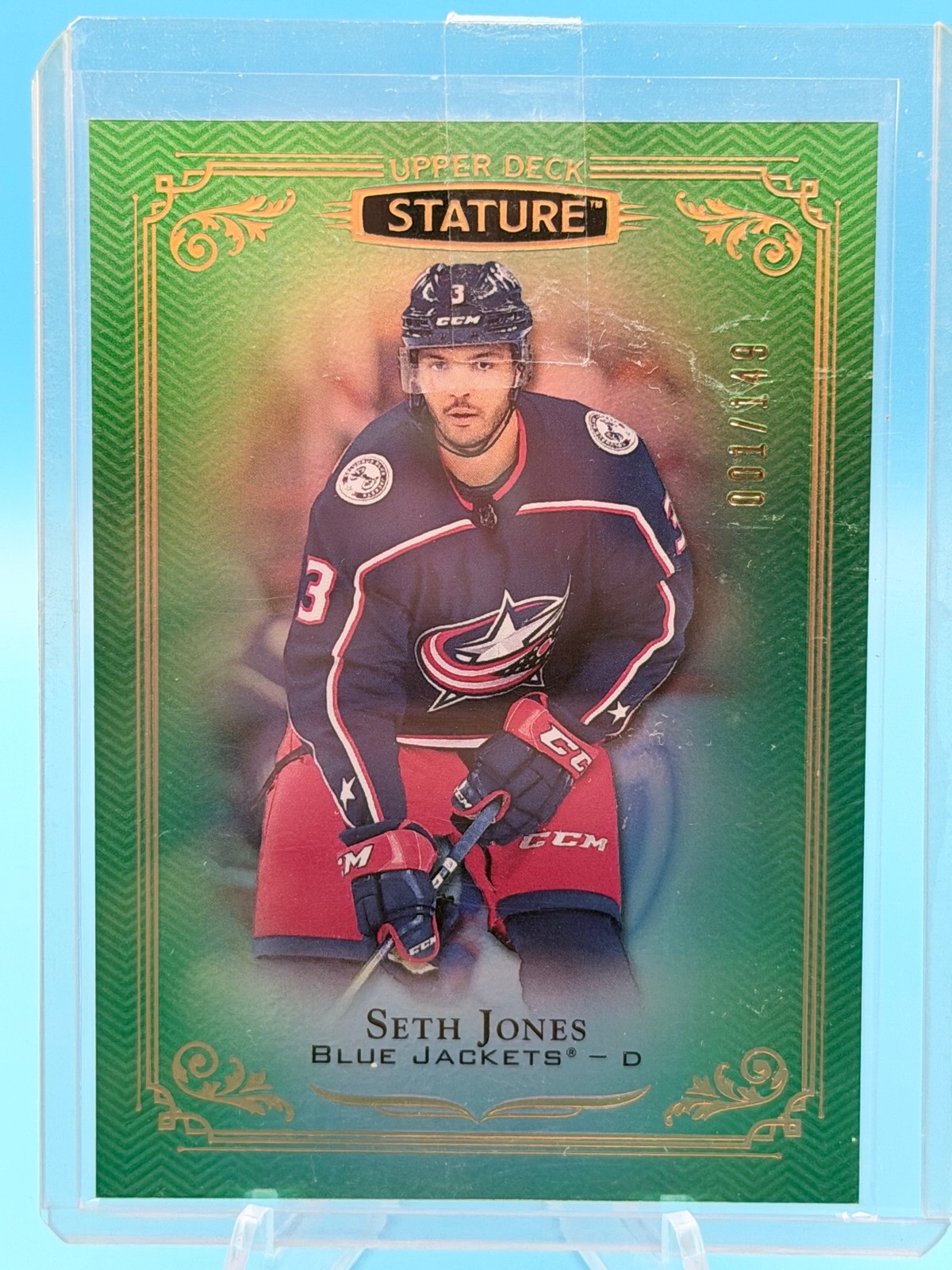 2019-20 Upper Deck Stature #56 Seth Jones Green #/149
