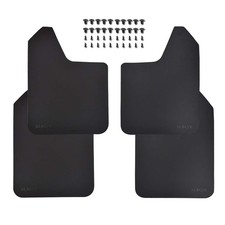 XUKEY 4pcs Set Universal Mud Flaps for Car 15.1x11.5in., 4pcs/set Black