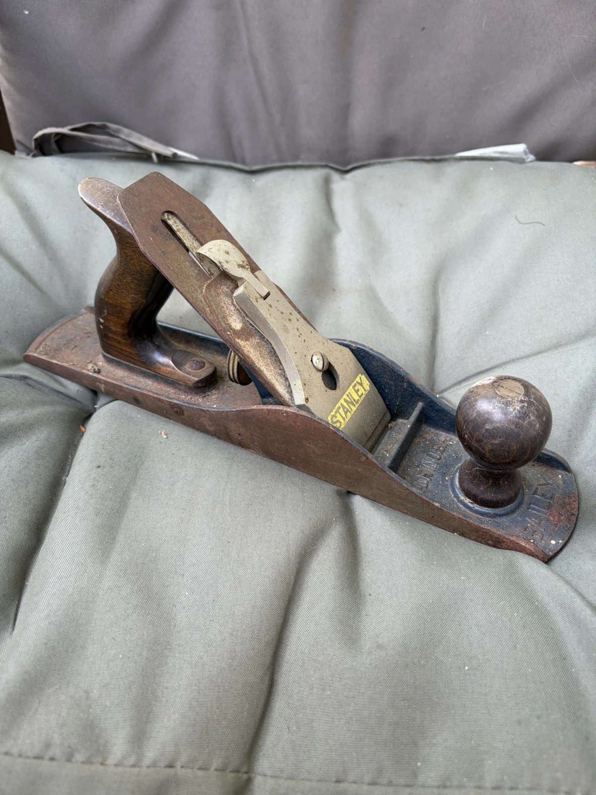 Vintage Stanley No. 5 Wood Hand Plane Woodworking Carpentry