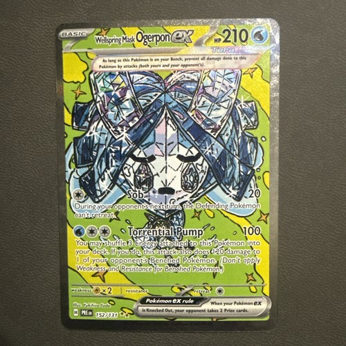 Wellspring Ogerpon Mask 152/131 SIR Prismatic Evolutions Pokemon TCG Card