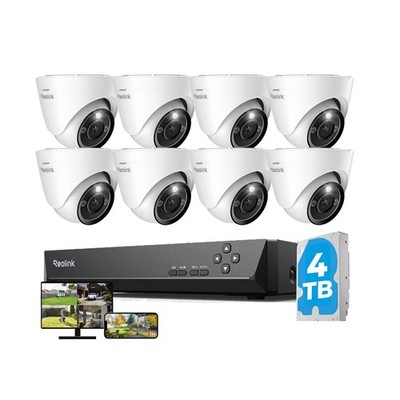 Reolink 12MP 1224A Camera 16CH 4TB NVR Home PoE CCTV Security Camera System