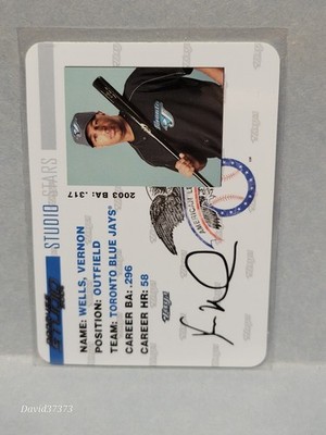 2004 Donruss Studio - Studio Stars Vernon Wells #SS-49
