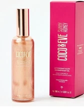 Coco & Eve Sunny Honey Antioxidant Glow Shimmer Body Oil 3.38 Fl Oz