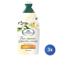 3X L'angelica Duschgel 500 Ml Orange Vanille