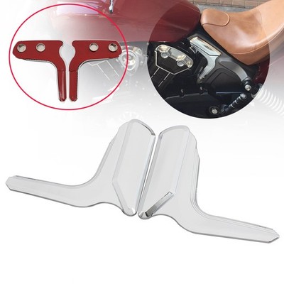 1 Pair Chrome Mid Frame Accents Trim Bolt Covers For Indian Scout Models 2015-19