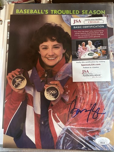 Bonnie Blair Signed 8x10 Photo Olympic Gold Medalist Jsa Authentication #CB32123 - Picture 3 of 5