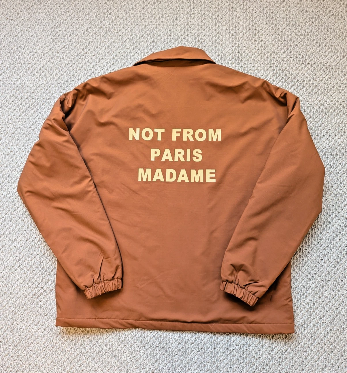 Drole de Monsieur NFPM La Veste Polaire Sherpa Jacket - Caramel - Small - Paris