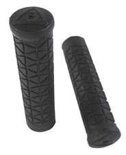 AME Tri flangeless bicycle grips (MTB or BMX) -  BLACK