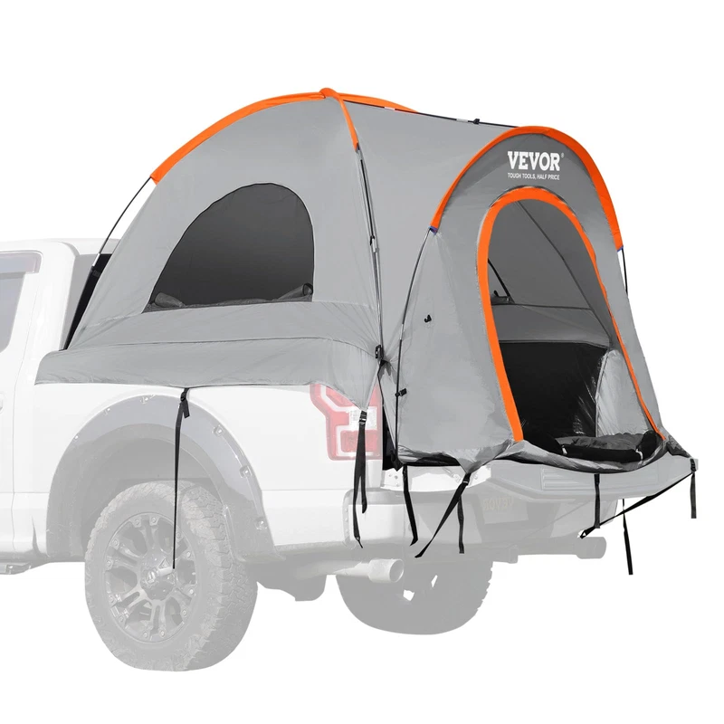 Vevor Truck Bed Tent 5.5-6 Pickup Truck Tent Carry Bag Waterproof Pu2000Mm