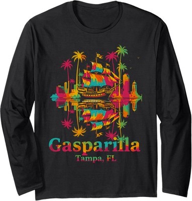 Costume Gasparilla 2026 Pirate Festival Tampa FL Long Sleeve T-Shirt