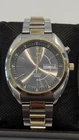 Vintage Seiko Mens watch Kinetic 5M63-0AK0 100m Runs NEW Battery Two-tone Gold