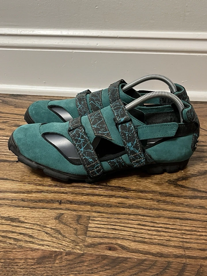 Vintage 1996 Adidas Sapatos de Ciclismo Masculino EUA 9.5 Retro Trail Summer 072246 - Imagem 3 de 4