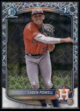 2025 Bowman Chrome Caden Powell #BCP-212 Prospects Laser