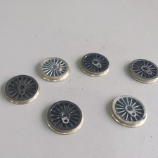 romford / Markits  wheels 20mm X 6. 16 spoke     00 Gauge 