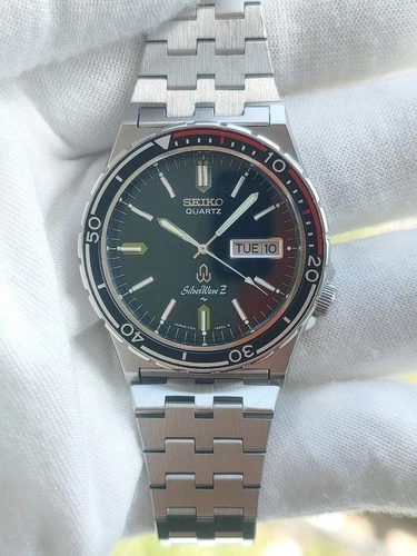 Vintage Seiko 7123-8190 SILVERWAVE Diver (1970s) Men Watch! All Part Original!
