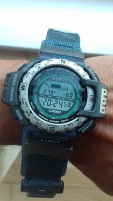 Casio PRO TREK PRT-40BV-2 MODULE 1470 VINTAGE WATCH NOS UHR MONTRE LOT.SUELT.